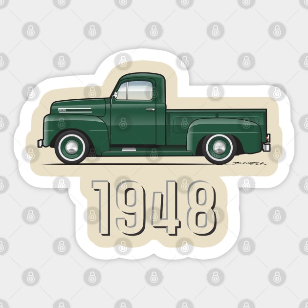 Green 1948 Sticker by JRCustoms44